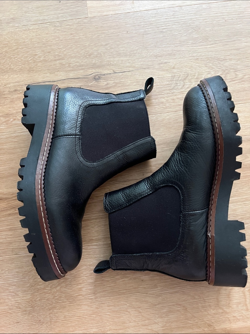 Caslon Black Chelsea Boots - Leather